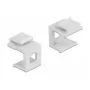Delock - modulaarinen liitäntä (tyhjä) - valkoinen - 1 liitäntä (4 kpl:n pakkaus) (86819)