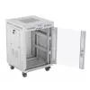 Lanberg FF01-6615-12SL rackkaappi 15U vapaasti seisova rack harmaa