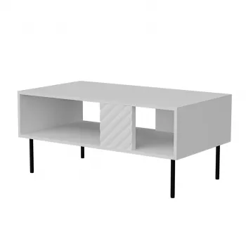 Sohvapöytä Cama Meble LUCCA 100 x 55 x 46 cm, suorakaiteen muotoinen valkoinen