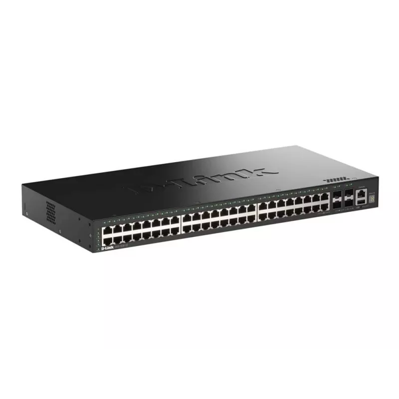 D-Link 52-porttinen Gigabit Stackable Smart Managed -kytkin 4 x 10G SFP+ -portilla