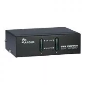 Inter-Tech Argus KVM-AS-21UA - KVM-/äänikytkin - 2 x KVM/ääni - pöytämalli (88887168)