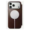 Nomad Modern Leather Folio -puhelinkotelo iPhone 17 Pro Max — ruskea, nahka, 6,3