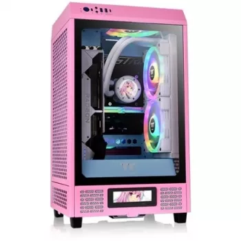 PC-kotelo Thermaltake Tower 200 Mini Tower pinkki
