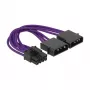 Sisäinen virtakaapeli DeLOCK 83705 0,15 m PCI-E 8-pin Male