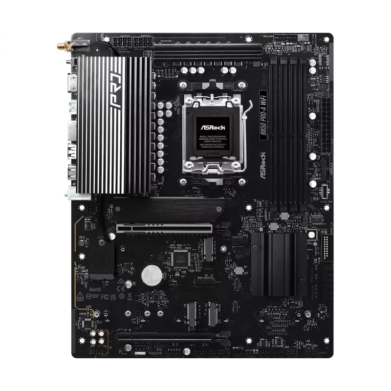 Emolevy ASRock B850 Pro-A WiFi AMD B850 Socket AM5 ATX