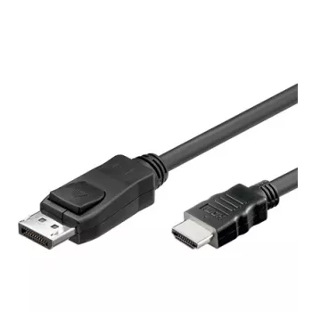 Kaapeliadapteri Alcasa DP-HDMI 2 m DisplayPort HDMI Type-A musta