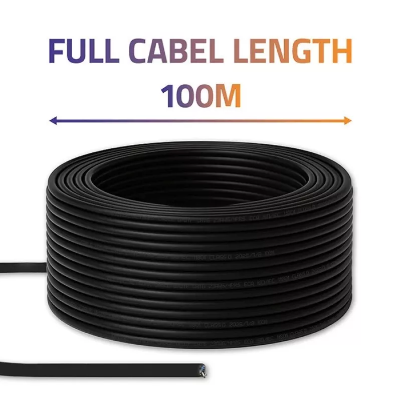 UTP-patchkaapeli QOLTEC CAT6 100 m musta