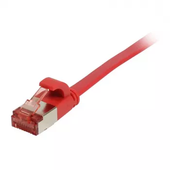 Synergy 21 RJ45-verkkokaapeli, CAT6 250 MHz, 0,25 m punainen, FTP (U/FTP), TPE (Superflex), litteä, Synergy 21 – Digital/Daten – Netzwerk