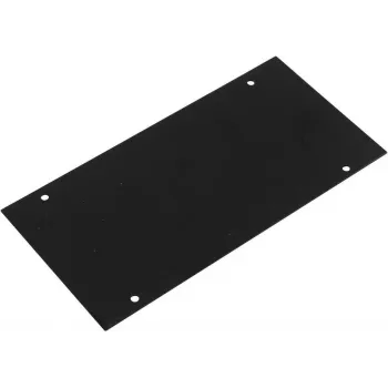 Sokkopaneeli Omnitronic Modul 2U 176x88 mm räkkimoduuleille