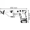 Bosch 0 601 64J 000 puukkosaha 2700 iskua/min musta, sininen, punainen, hopea