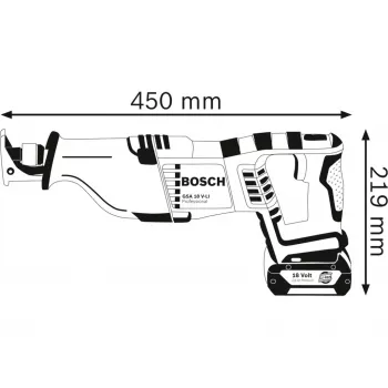 Bosch 0 601 64J 000 puukkosaha 2700 iskua/min musta, sininen, punainen, hopea