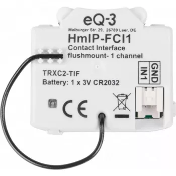 Homematic IP 153489A0 älykodin radiolähetin, paristokäyttöinen, seinäasennus, RF Wireless