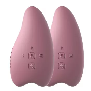 Momcozy LM009 lämmittävä ja värisevä laktation hierontalaite, pinkki