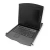 Kehikkokonsoli VALUE 26.99.0160 1U, 17 tuuman (43,2 cm) LCD 1280x1024, USB-näppäimistö/hiiri, musta