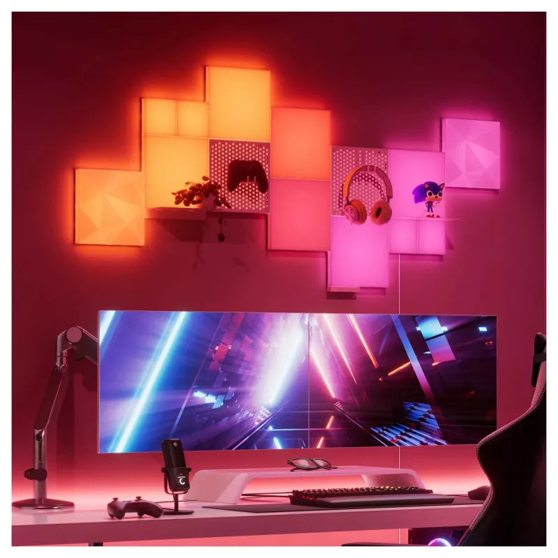 Nanoleaf Blocks Textured Squares Expansion Pack N8100E00-2TBS, 2 paneelia