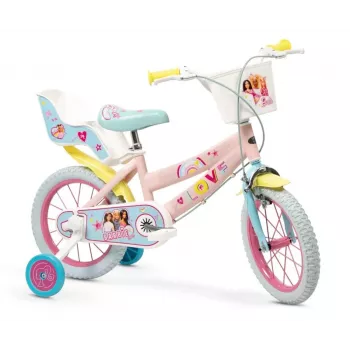 Lasten polkupyörä Toimsa 12 tuuman malli 1265 — Barbie-design, 12 tuuman renkaat, sopii pienille lapsille