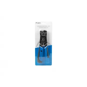 Lanberg NT-0203 kaapelipuristuspihdit puristustyökalu musta, sininen