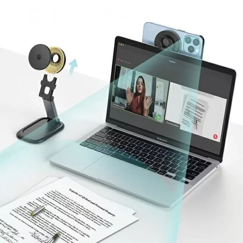 Magneettiteline SODI BM-310 musta MagSafe mobiililaitteille