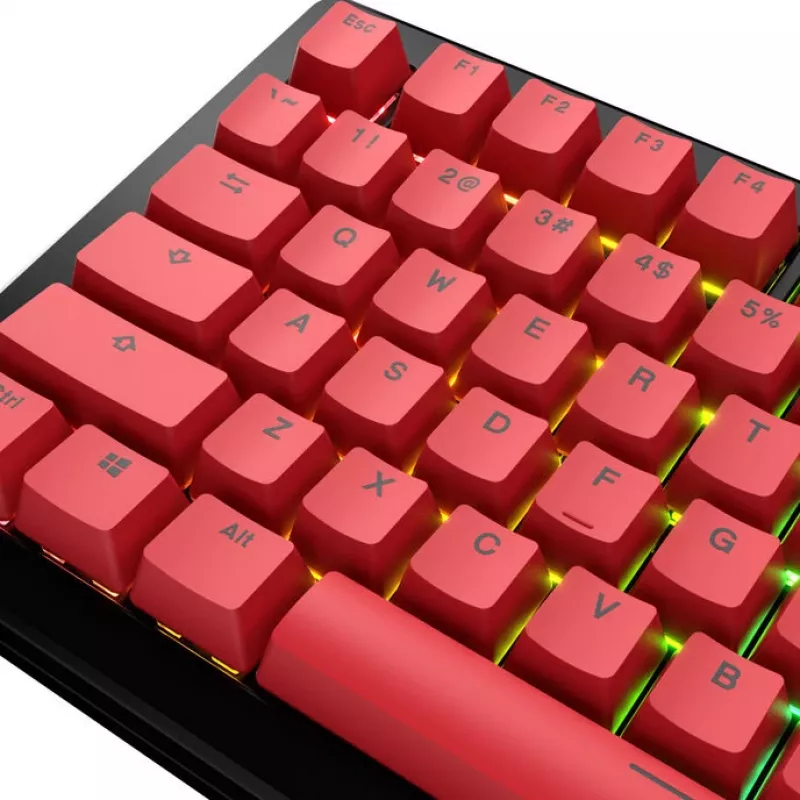 Näppäinhatut GLORIOUS GPBT Basics — PBT, US-ANSI-asettelu, punaiset korostukset