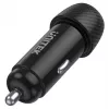 Autolaturi Unitek P1400A USB-C ja USB-A, 38W, Quick Charge 3.0, tulo 12–24V, musta