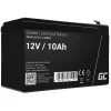 UPS-akku Green Cell AGM50 12 V 10 Ah VRLA AGM, 65×151×95 mm, 2,45 kg, musta