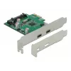 DeLOCK PCI Express x1 -kortti 2 x USB Type-C™ -liittimeen