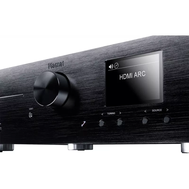 Stereo-vastaanotin Magnat MC 400 — 2.0 kanavaa, 40 W per kanava, CD-soitin, Wi-Fi, Bluetooth, DAB/FM, Ethernet (musta)