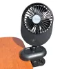 Tuuletin Esperanza EHF103K, kompakti USB-tuuletin, MUSTA