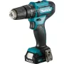Makita - iskuruuvinväännin - akkukäyttöinen - 2 nopeutta - istukka-avain 10 mm - 30 N·m - 2 akkua - 12 V (HP333DSAX1)