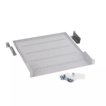 Triton 19 tuuman matalaprofiilihylly 1HE 450 mm 40,0 kg musta