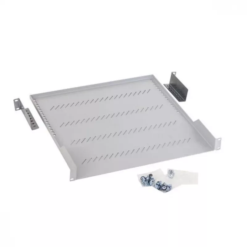 Triton 19 tuuman matalaprofiilihylly 1HE 450 mm 40,0 kg musta