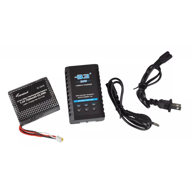 Kaivinkone Amewi 22540 RC-malli sähkömoottori 1:16 2000 mAh