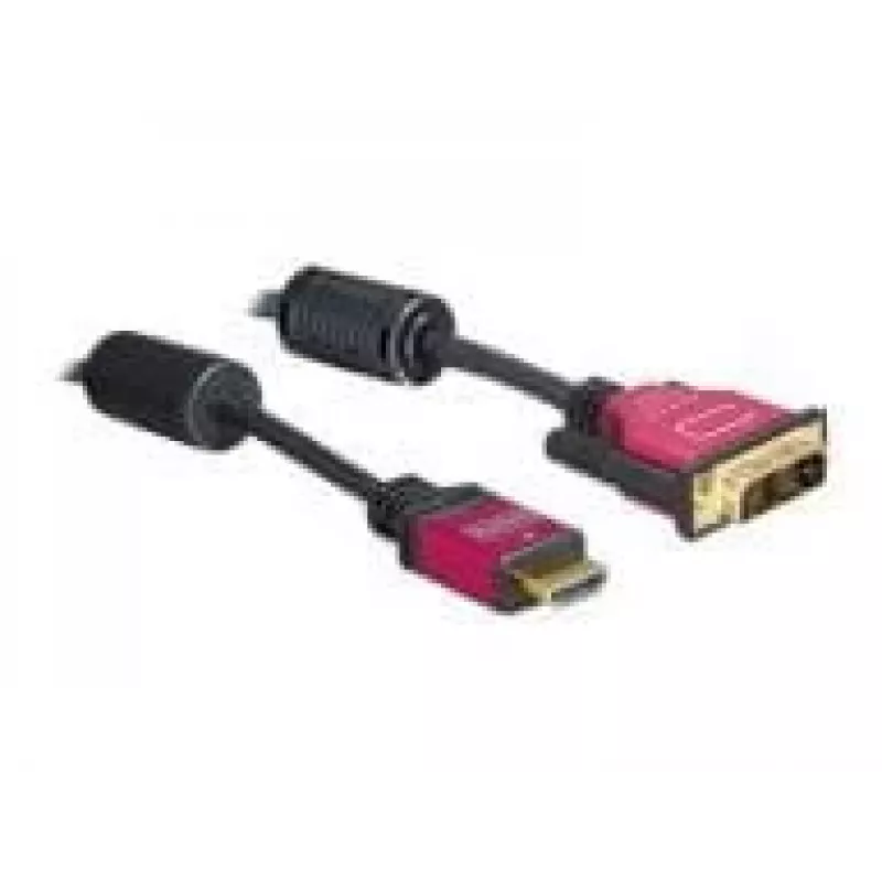 HDMI - DVI -kaapeli DeLOCK 84343 3,0 m uros/uros