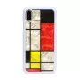 iKins Mondrian suojakuori iPhone XS/X, valkoinen, K1624H