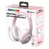 Subsonic Spectra LED -pelikuulokkeet Sweety Pink