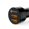 CC-T8 erittäin nopea autolaturi 2xUSB 3.0 6A 36W + Micro-USB-kaapeli 1 m