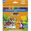 BIC väriliidut Kids Smooth 24 värin sarja