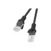Verkkokaapeli LANBERG PCU6-10CC-1000-BK RJ-45 Cat6 U/UTP 10 m musta