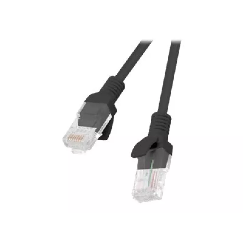 Verkkokaapeli LANBERG PCU6-10CC-1000-BK RJ-45 Cat6 U/UTP 10 m musta