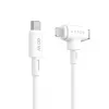 HYPER HyperJuice USB-kaapeli USB 2.0 1,5 m USB-C USB-C/Lightning valkoinen