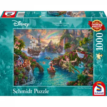 Palapeli Schmidt Spiele Disney Peter Pan 1000 palaa Cartoons