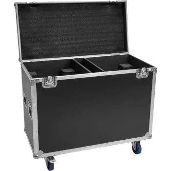 Roadinger flightcase 2x IP TMH-H760 pyörillä – suojaava kuljetuslaukku