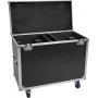 Roadinger flightcase 2x IP TMH-H760 pyörillä – suojaava kuljetuslaukku