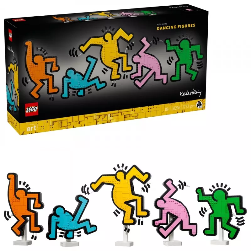LEGO ART 31216 Keith Haring - tanssivat hahmot