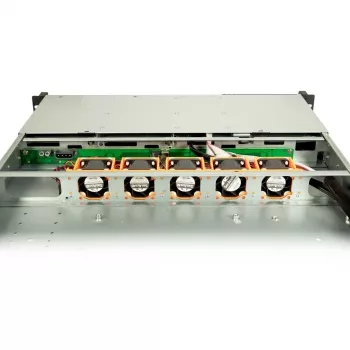 Inter-Tech IPC 1U-1404 teline musta, ruostumaton teräs