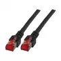 EFB-Elektronik RJ45-patchkaapeli Cat.6 S/FTP LSZH musta 50 m