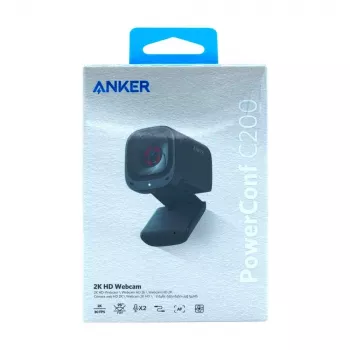 Web-kamera Anker A3369011 2048 x 1080 pikseliä USB musta