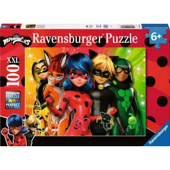 Lastenpalapeli Ravensburger – Ladybug en mission, 100 palaa