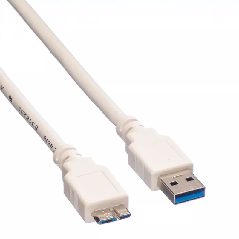 VALUE USB-kaapeli - USB Type-A (uros) - Micro USB Type-B (uros)