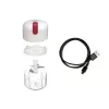 Beper P102ROB050 USB-ladattava silppuri, 0,25 L, 30 W, valkoinen/punainen